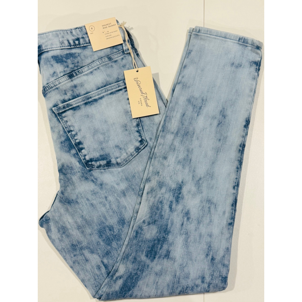 Universal Thread Highest Rise Skinny Jeans | Size 6/28R | Acid Wash NWT